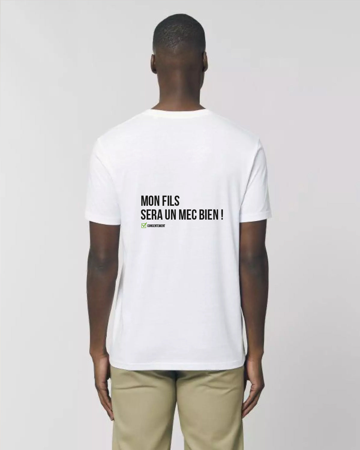 T-Shirt UMAY - Mon fils sera un mec bien !