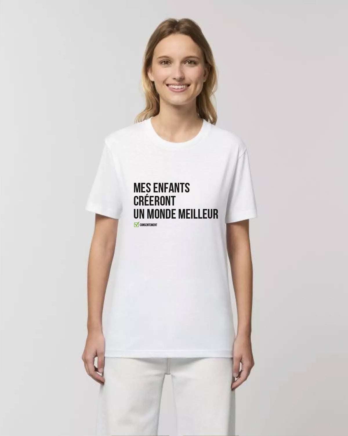 T-Shirt UMAY - Mes enfants créeront un monde meilleur