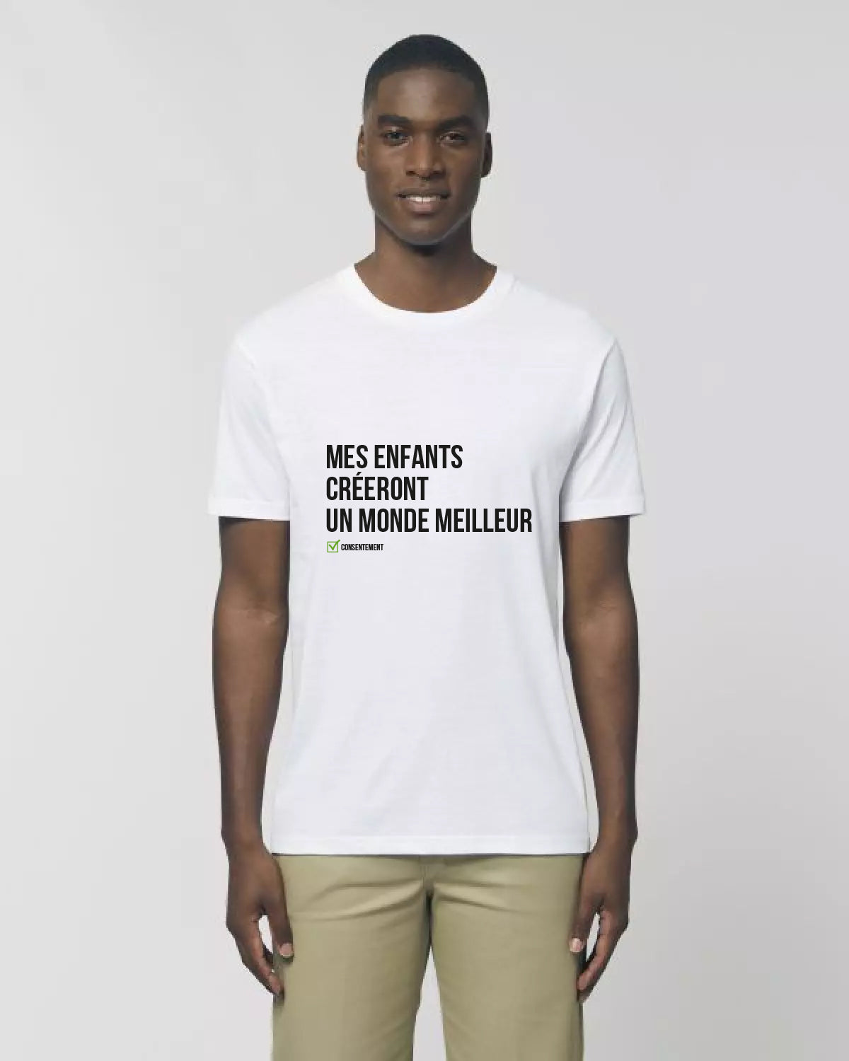 T-Shirt UMAY - Mes enfants créeront un monde meilleur